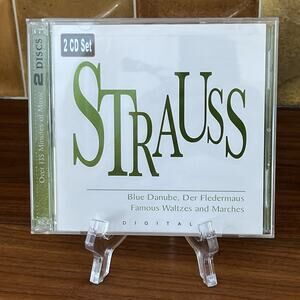 Strauss Blue Danube, Der Fledermaus Famous Waltzes & Marches CD 2002 Vox Sealed